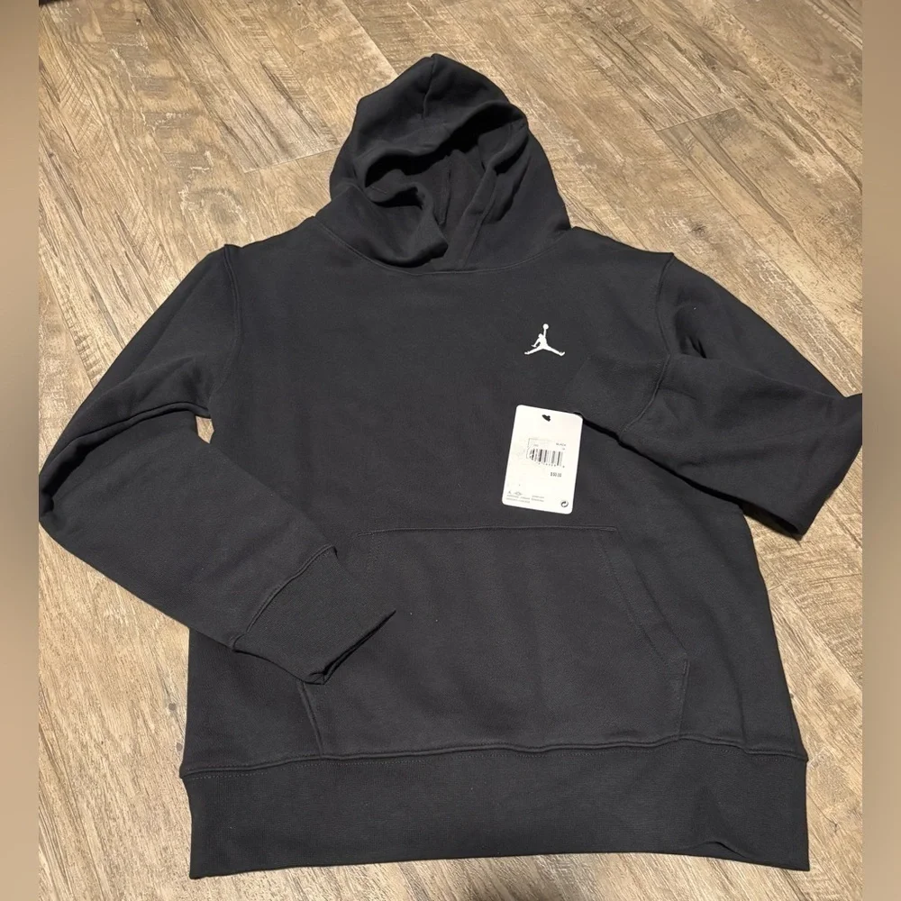 Nike Jordan Brooklyn Fleece Hoodie, pullover,pouch pocket,rib knit cuff/waist